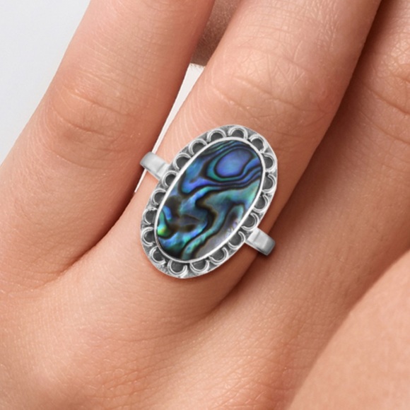 Abalone Shell Ring - Picture 3 of 8